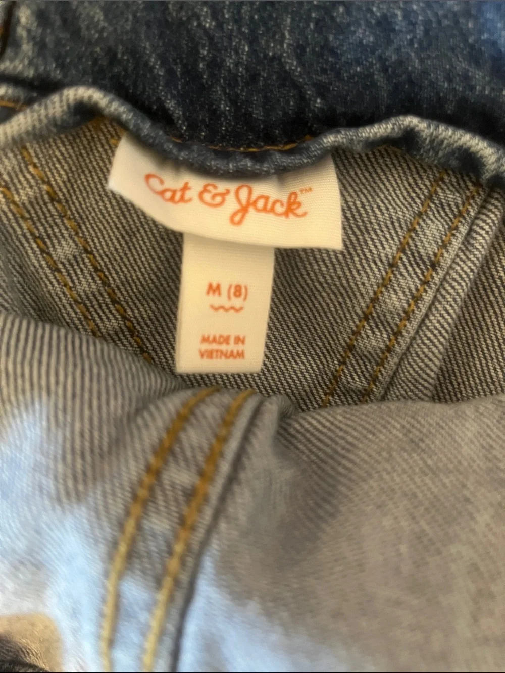 Girls Denim Overall Shorts